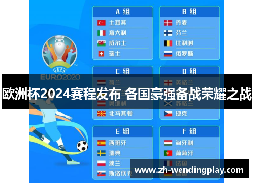 欧洲杯2024赛程发布 各国豪强备战荣耀之战